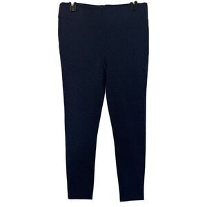 Loft Womens Blue Elastic Waist Pull On‎ Leggings Size M NICE